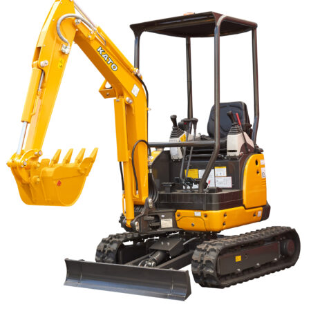 KATO 1.7 ton Excavator with Buckets and Hitch. $29,900*