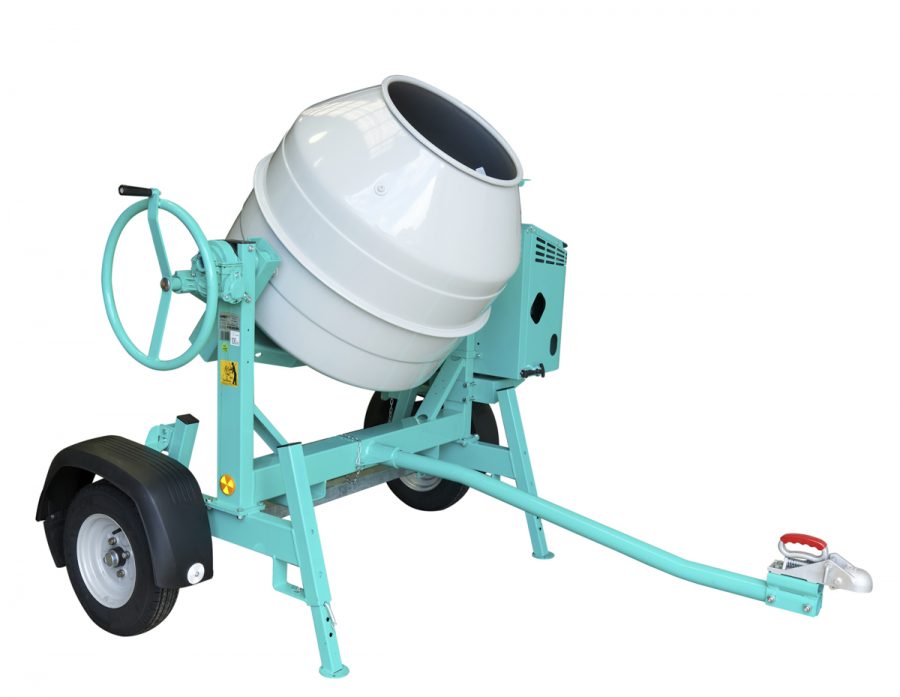 IMER Large Capacity Towable Site Concrete Mixer 345L