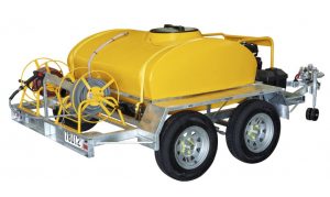 Trailerised Petrol Powered YR PRO Water Blaster 3600 psi 500 Litre Tank