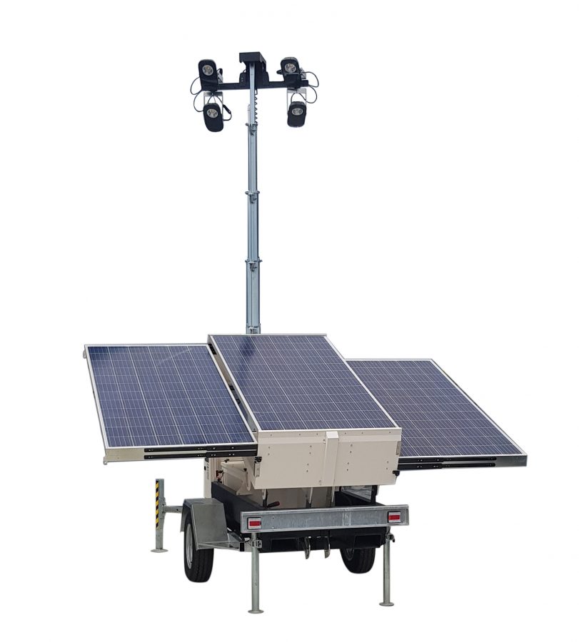 VT-SOLAR Road Towable Light Tower