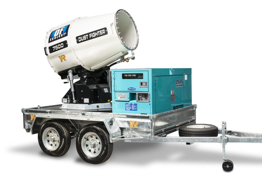 DF7500 Dust Fighter with Trailer and Generator