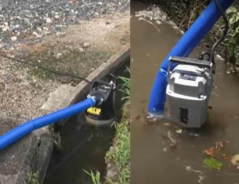 1 2-Stroke Gasoline Water Pump Motor Dirty Water Pump Garden Well Pond Pump