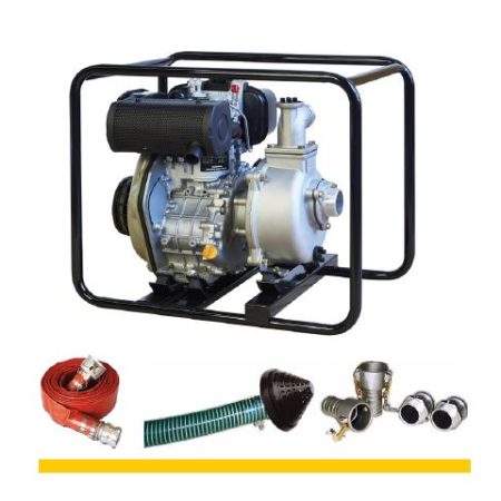 Daishin 50mm (2″) Diesel-Powered Clean Water Pump with Hose and Accessory Bundle $1990 plus GST