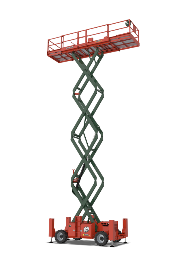Sinoboom Diesel Powered Rough Terrain 15.1M Scissor Lift 1323RD