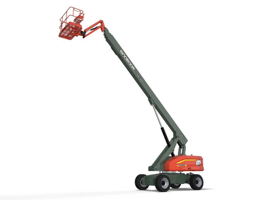 Sinoboom diesel powered telescopic boom lift 29.6M reach TB28J plus
