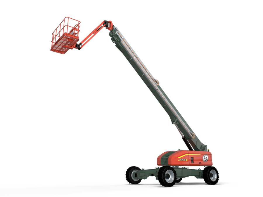 Sinoboom diesel powered telescopic boom lift 43.6m reach TB42RJ Plus