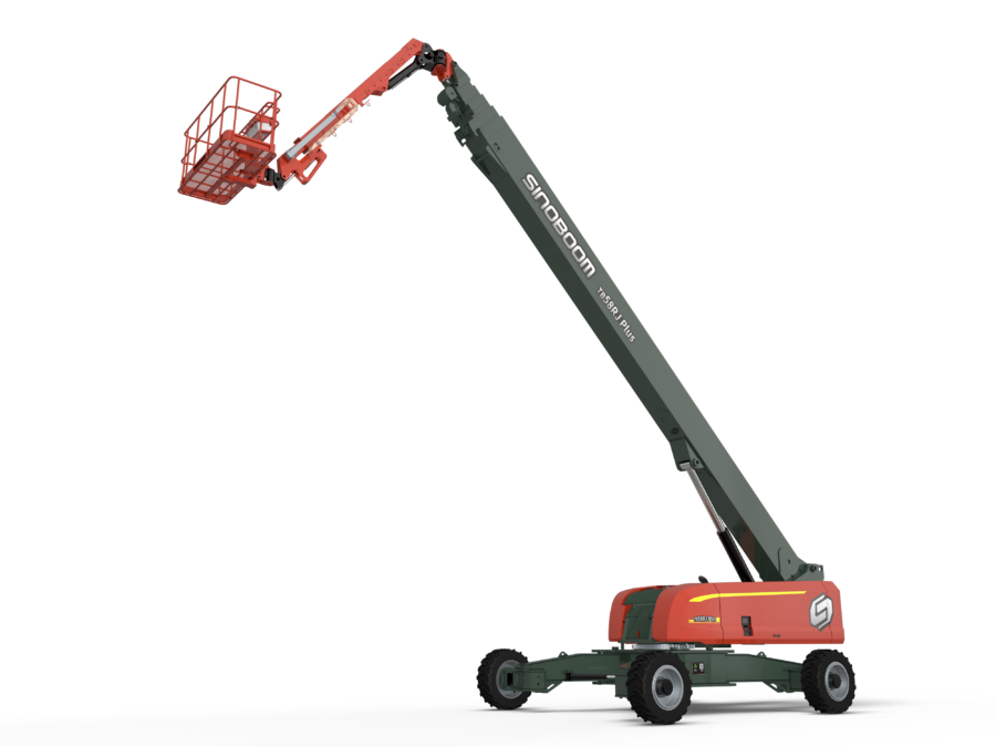 Sinoboom diesel powered telescopic boom lift 59.9M reach TB58RJ Plus