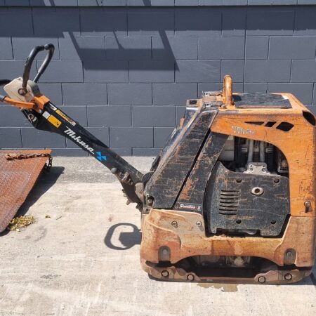 Used Mikasa 536kg Reversible Plate Compactor with Compaction Control