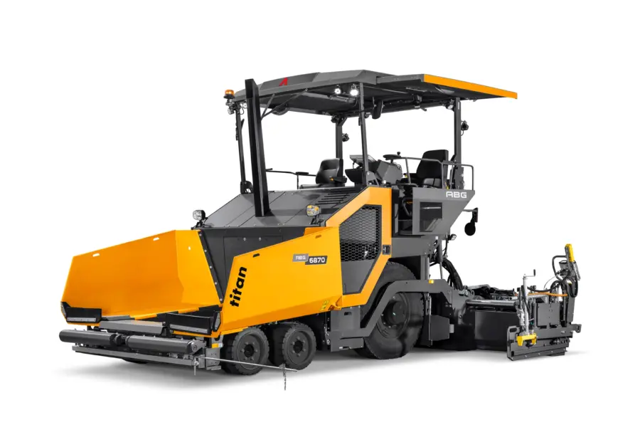Ammann AGB 6870 wheeled paver - diesel powered